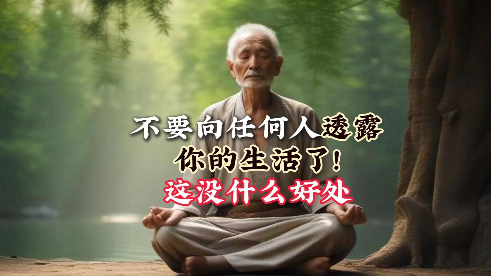 够了，不要轻易向任何人透露你的生活!(这并没有好处)