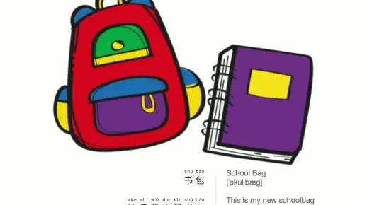 书包怎么读，书包怎么翻译