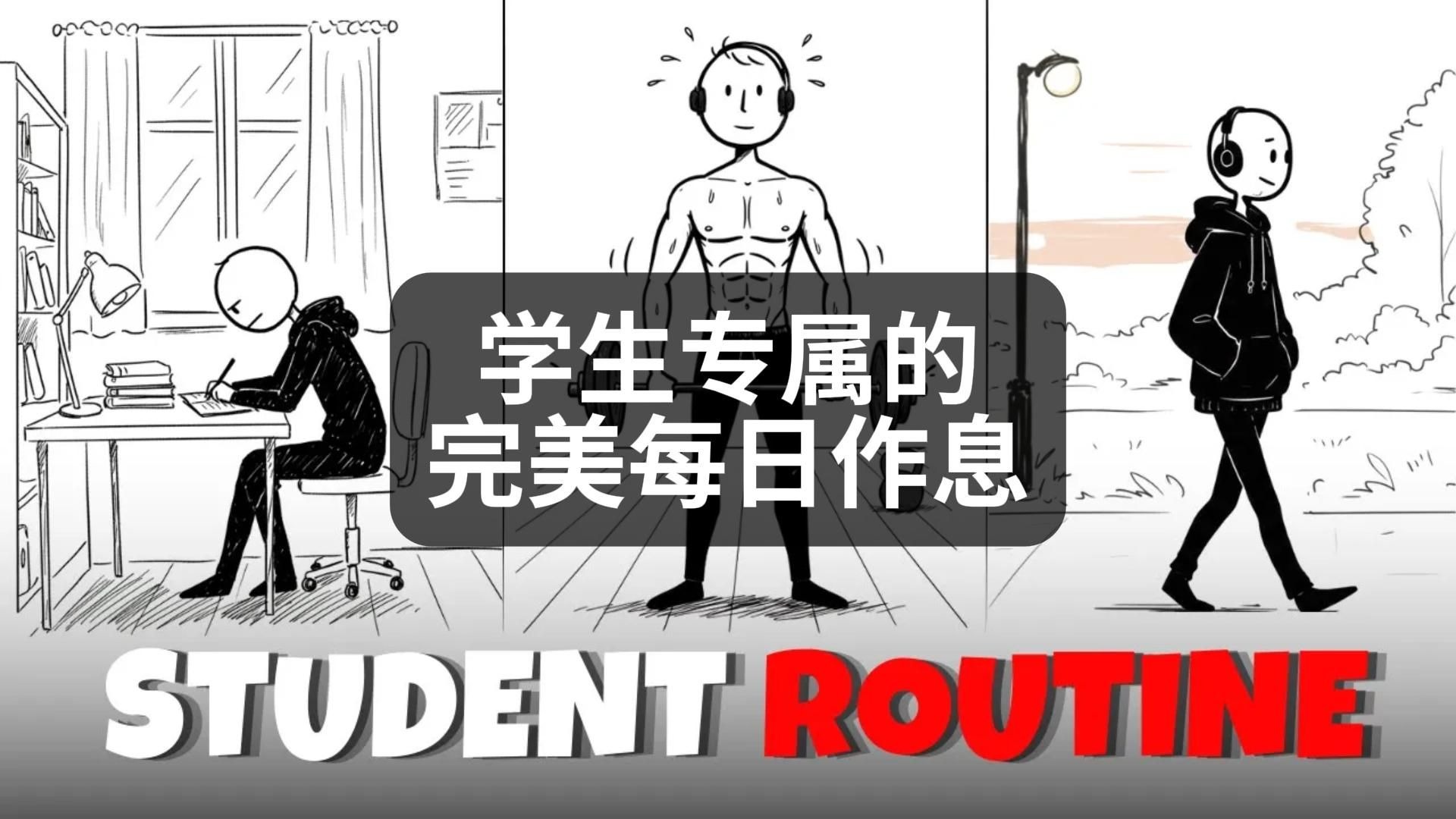 学生专属的完美每日作息
