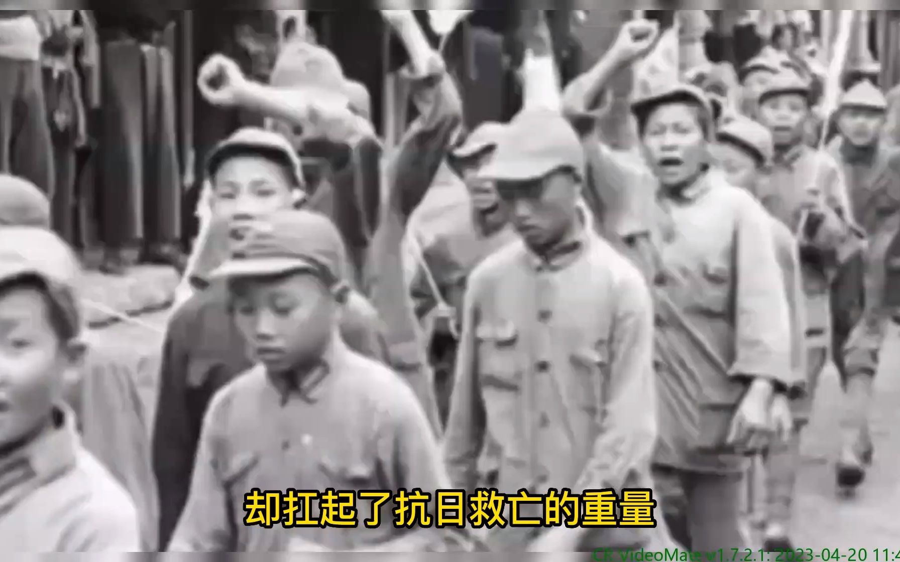 真实影像，1944年松山战役中，七千娃娃兵血战日寇。最小的才9岁
