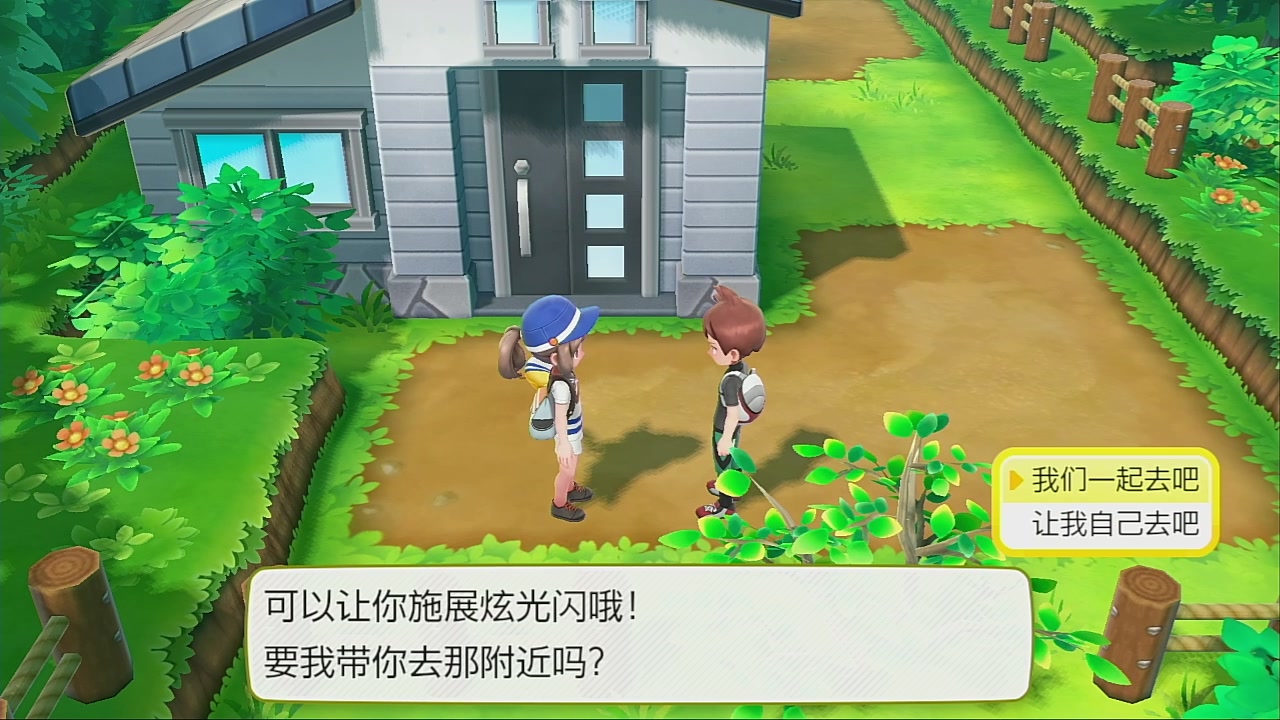 精灵宝可梦letsgo枯叶市紫苑镇初级游玩记录杰尼龟进化皮卡丘新秘技岩