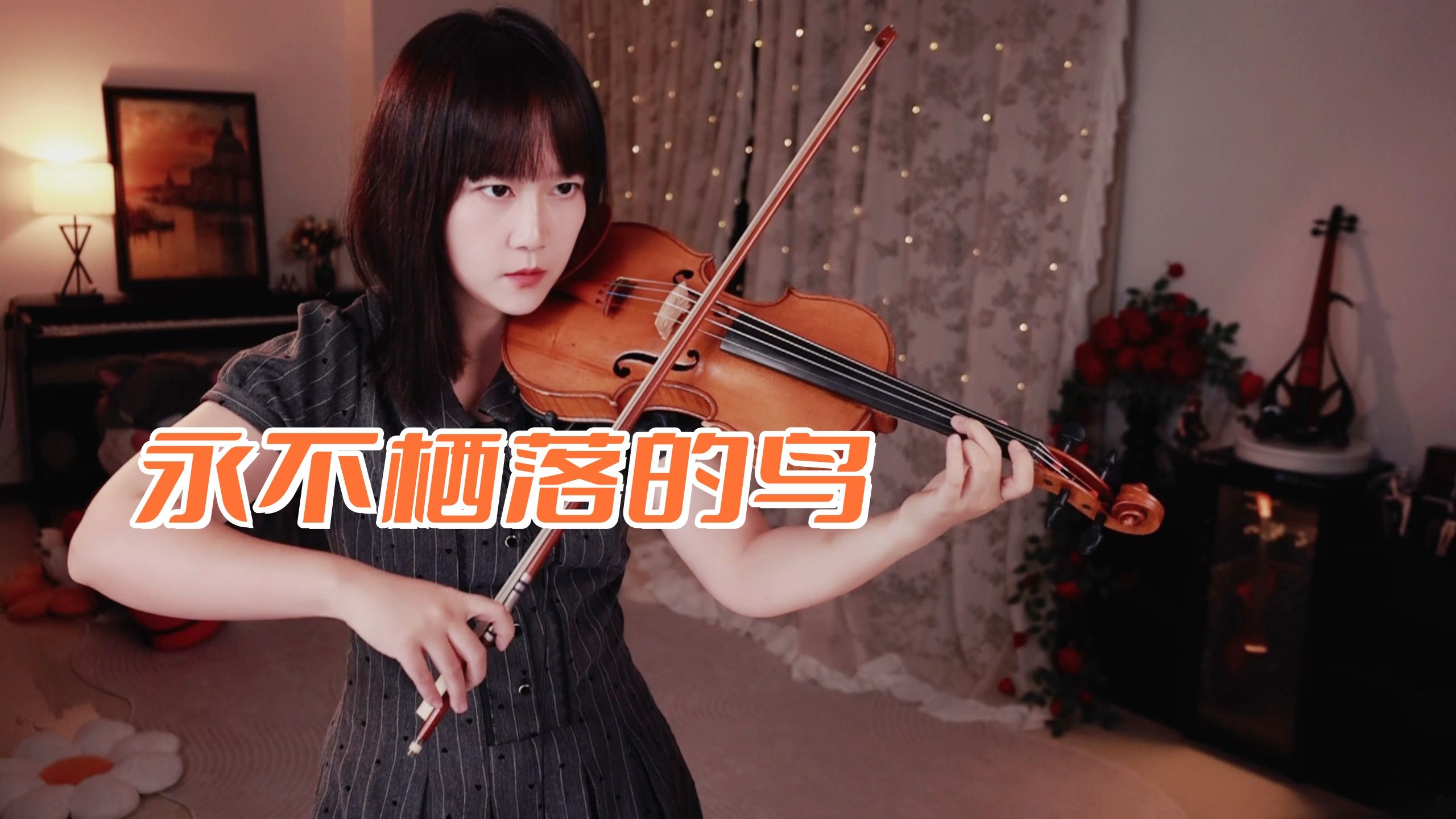【小提琴/揉揉酱】治愈系纯音乐，小提琴演奏 Youzee Music《永不栖落的鸟》附小提琴谱
