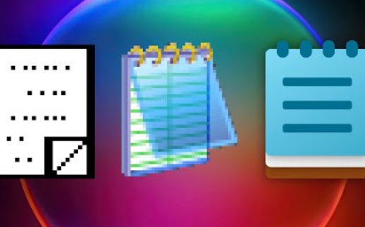 Windows图标发展史:记事本哔哩哔哩bilibili