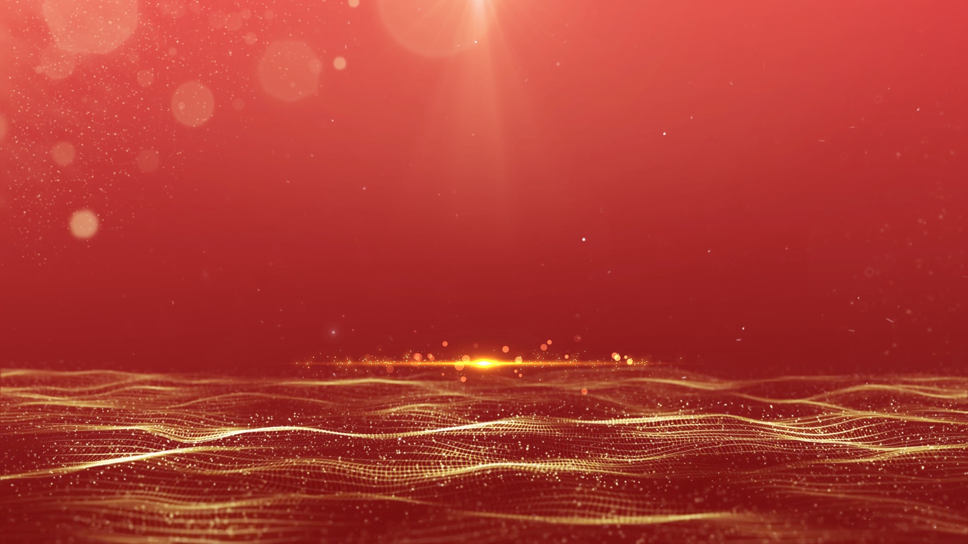 中国红 大气中国风开场片头背景素材，震撼片头素材。