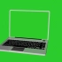 绿幕抠像笔记本电脑视频素材