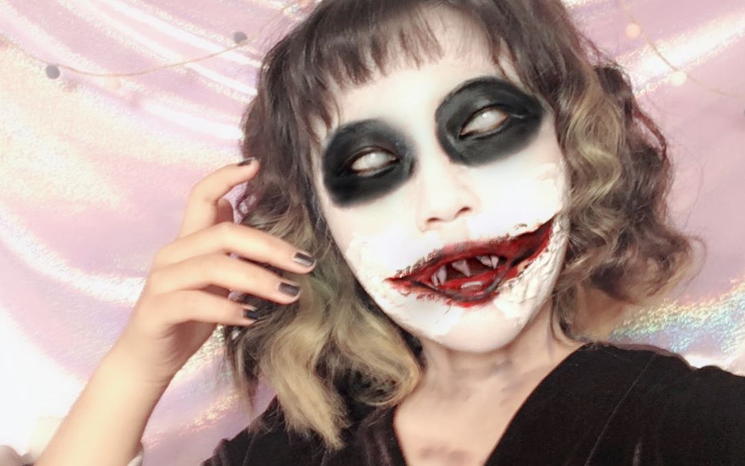 爆炸头的裂口女[万圣节妆容]【特效化妆】