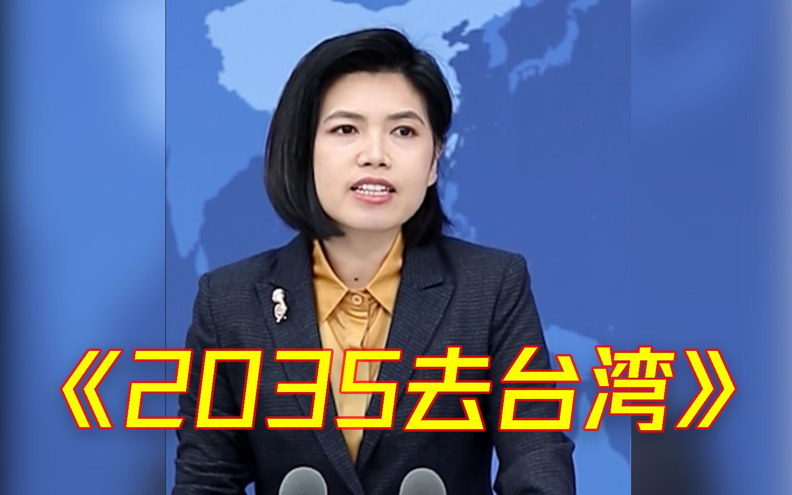 大陆网友传唱《2035去台湾》，国台办：愿望一定会实现！