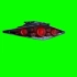 绿幕视频素材星际驱逐舰