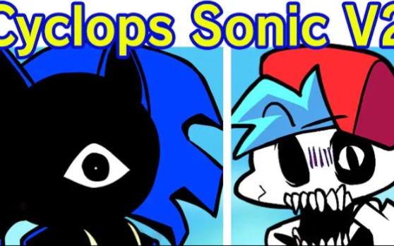 Speed.GIF | VS Cyclops DEMO V2 UPDATE (Sonic, Tails & Knuckles) (FNF Mod)