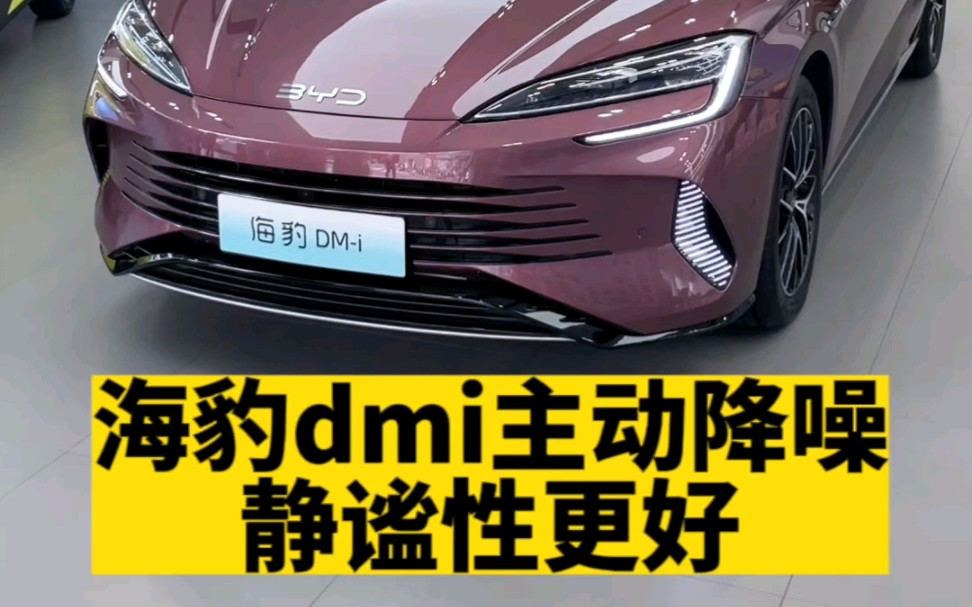 海豹dmi拥有主动降噪，同级别的其他车型没这个功能吧？