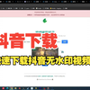抖音视频下载，无水印下载 十秒快速教程