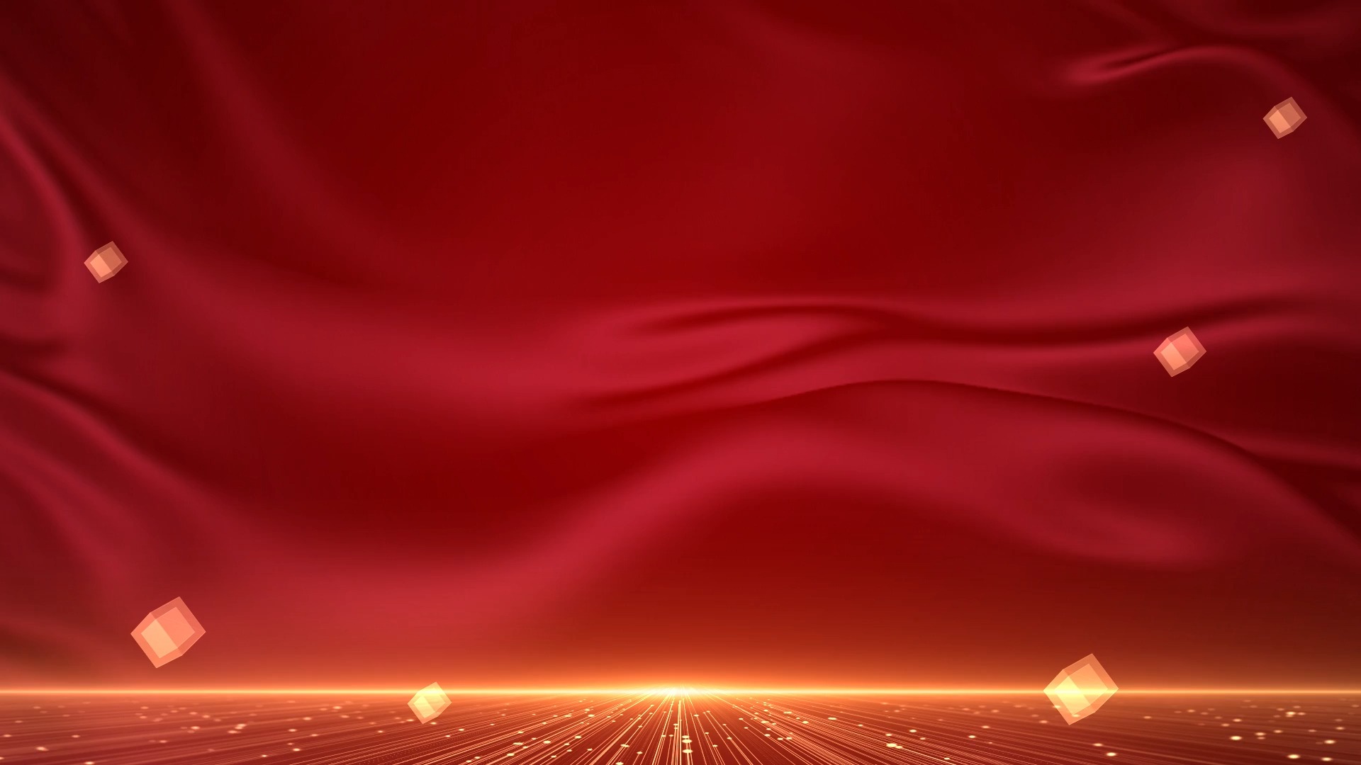 中国红 大气中国风开场片头背景素材，震撼片头素材。