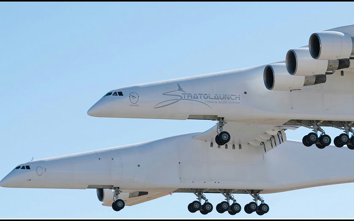 震撼！世界上最大的飞机（ROC）今天首飞成功