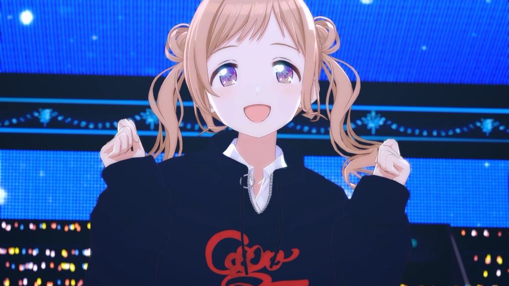 穿着奇怪卫衣的真乃