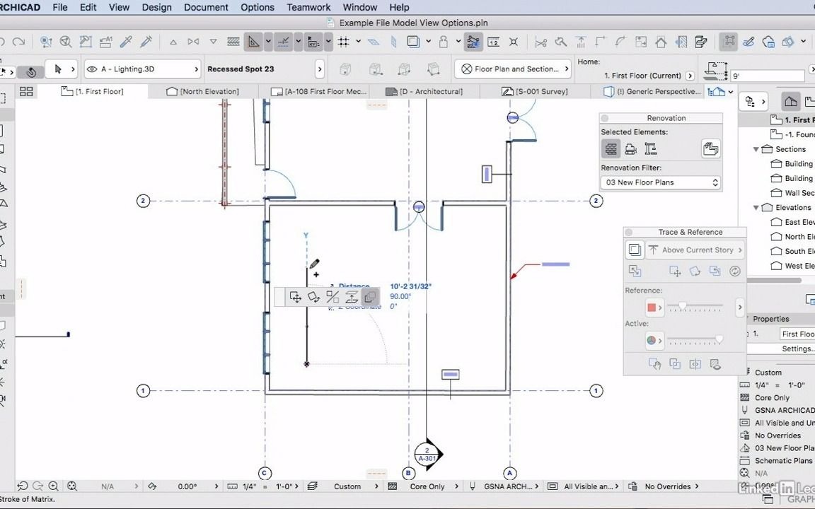 Archicad24教程熟肉可以读的中文字幕|已经更新至第二章第8节哔哩哔哩bilibili