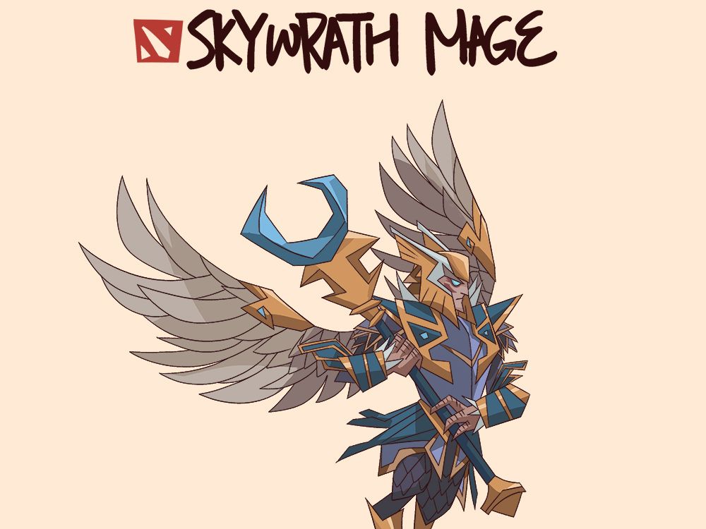 天怒法师-绘画过程