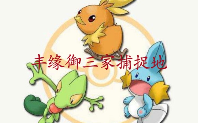 pokemmo丰缘御三家捕捉地