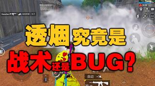 《吃鸡bug》透烟究竟是战术还是BUG？用了会被封号吗？(视频)