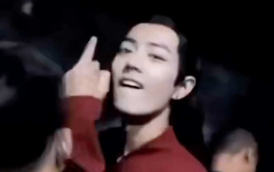 肖战竖中指(你看过吗?