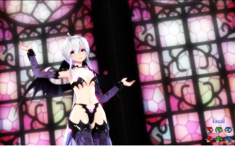 【mmd】小恶魔弱音的极乐净土