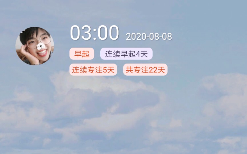 持续早起第39天 3：00