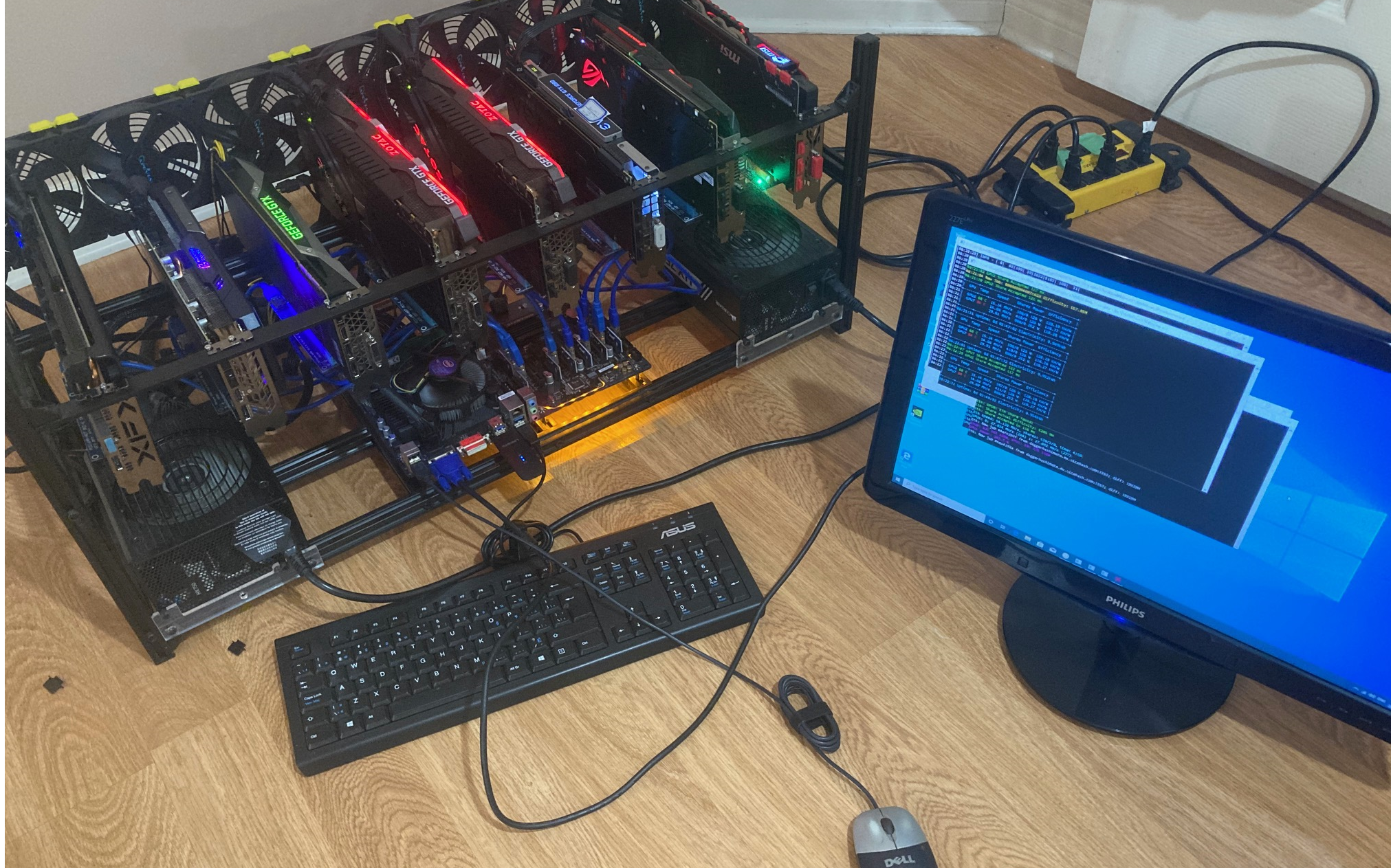vlog矿机更新三款5700xt对比同型号不同品牌显卡区别到底有多大