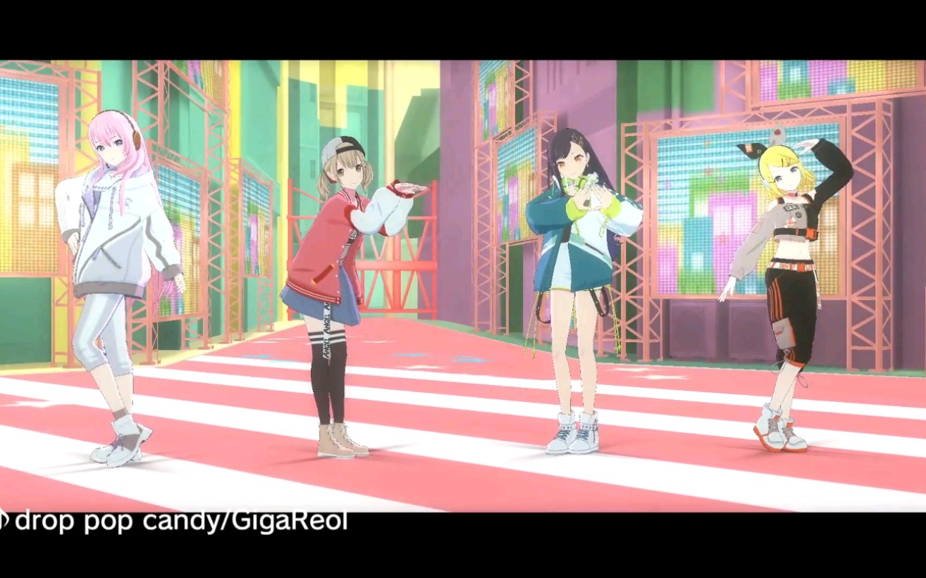 【小豆沢こはね × 白石杏 × 巡音ルカ × 鏡音リン】drop pop candy【3DMV／『世界计划 多彩舞台』收录曲 SEKAI ver.】