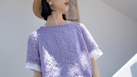 vol43. SUMMER TEE 夏日短袖 轻松愉快的Top-down<em class="keyword">毛衣编织</em> #LOOPY MANGO##Fireweed Parade#
