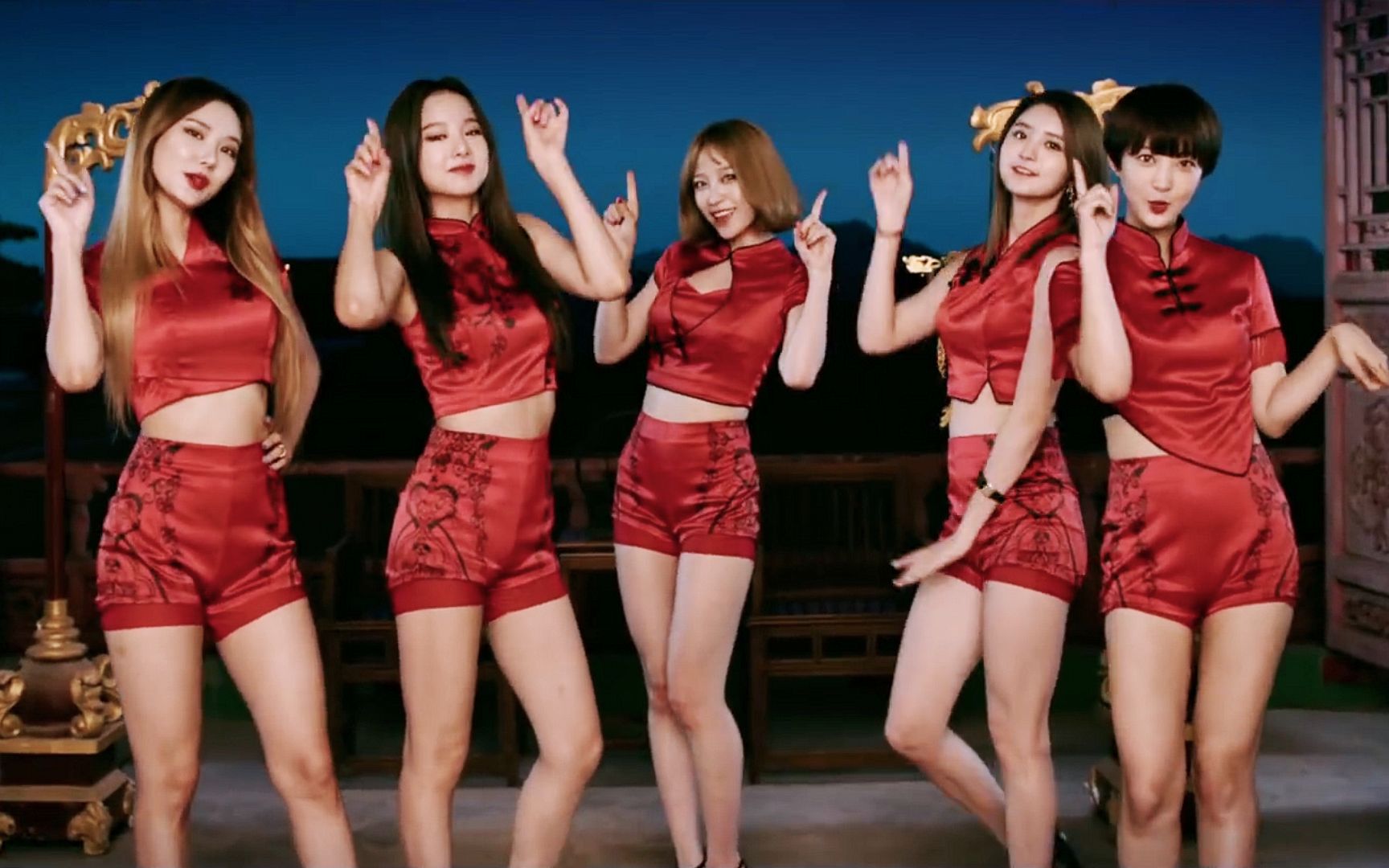【exid】性感中国风 洗脑神曲《上下》中文版 mv