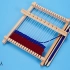 科学小制作—织布机。用织布机织条围脖吧！「独角秀奇幻科学」