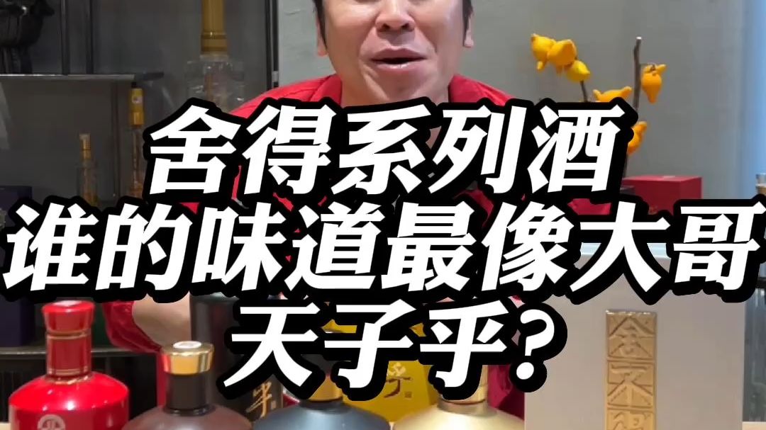 舍得系列酒谁的味道最像大哥天子乎？