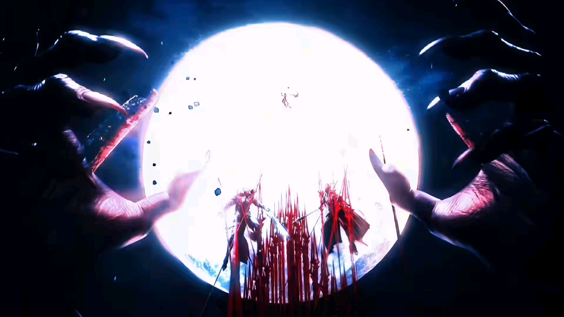 Goddesses with scythes, fighting in dresses and high heels!