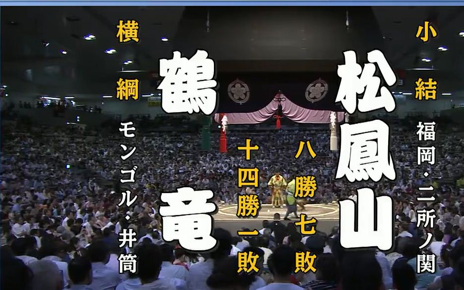 大相扑2018年7月-初日:鹤龙力三郎 vs 松凤山裕也_哔哩哔哩)つ