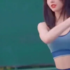 这玩球少女的颜值"网球少女 "运动少女 "青春校园
