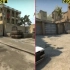 CS GO 经典地图沙2 新老版本对比视频