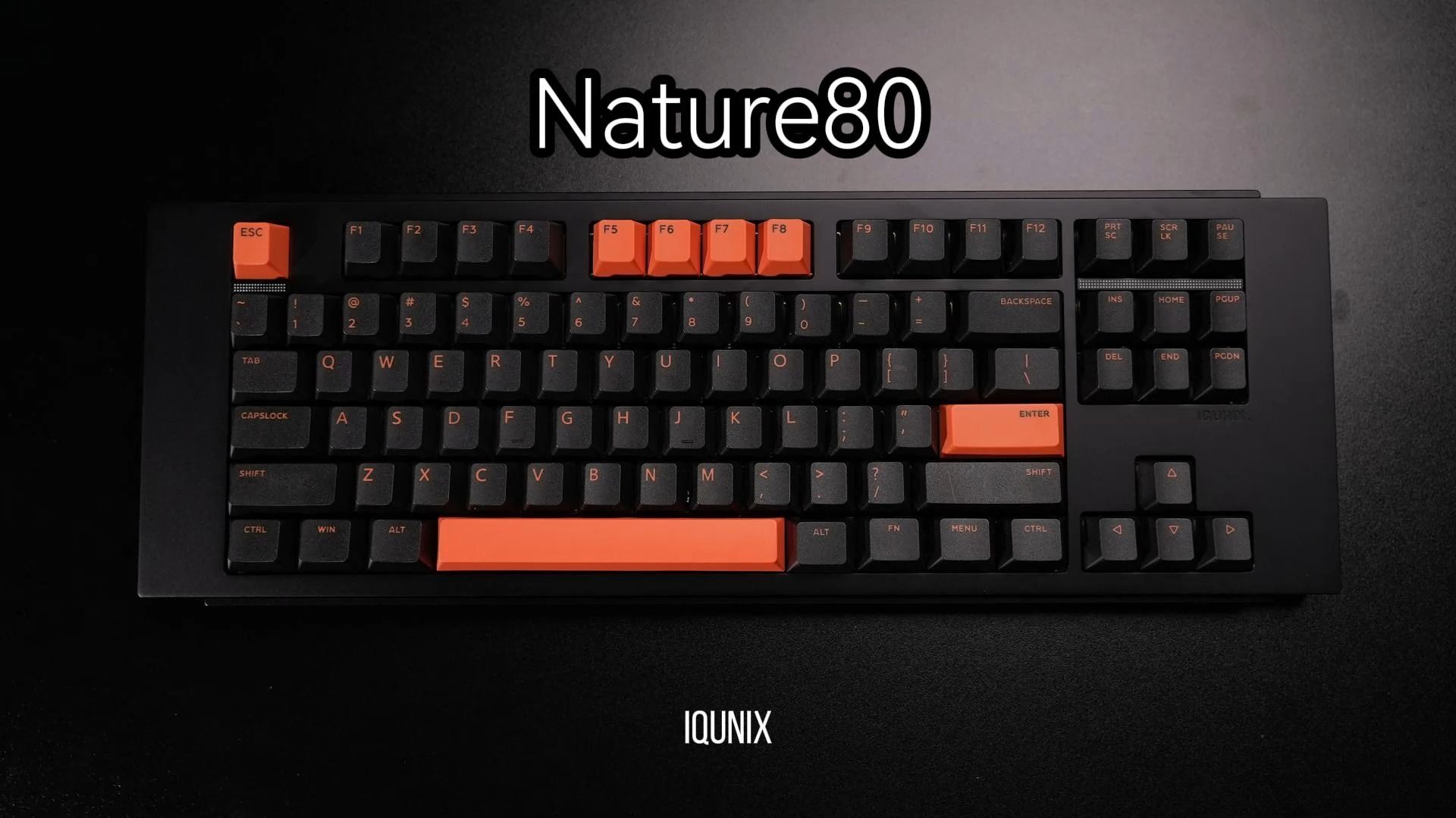 【@801】iQUNIX铝厂新作 Nature80 回归自然