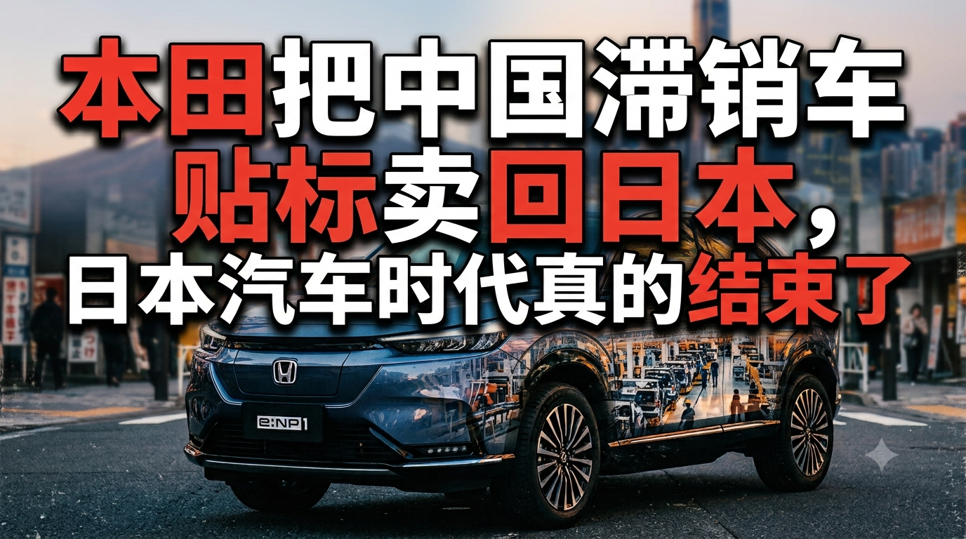 本田把中国滞销车贴标卖回日本，日本汽车时代结束了