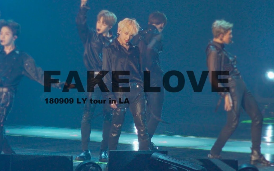 【金泰亨】fake love 4k直拍 by vnt th 180909 bts v_哔哩哔哩_bili