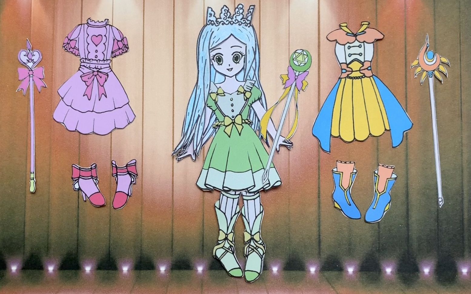纸娃娃换装秀给精灵梦叶罗丽冰公主换上魔法少女装扮超漂亮