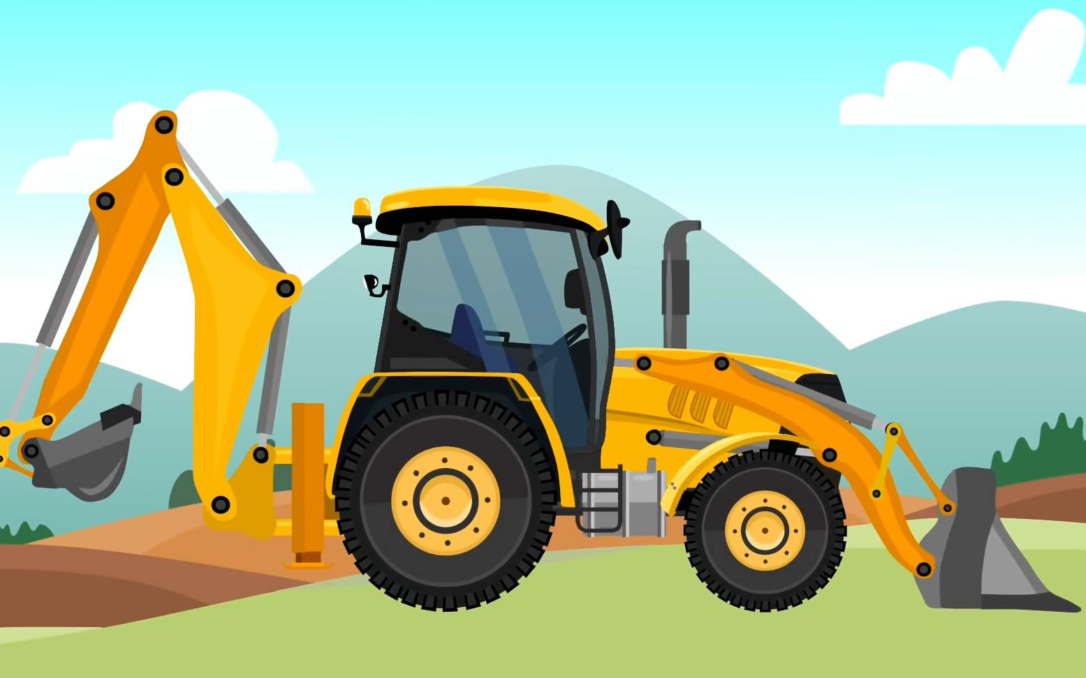最新挖掘机视频表演 大卡车运输挖土机 挖机工作 工程车 车辆用工程机械