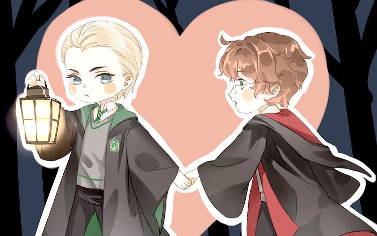 【德哈/drarry(DH)】德哈配古风+一发小甜饼哔哩哔哩bilibili