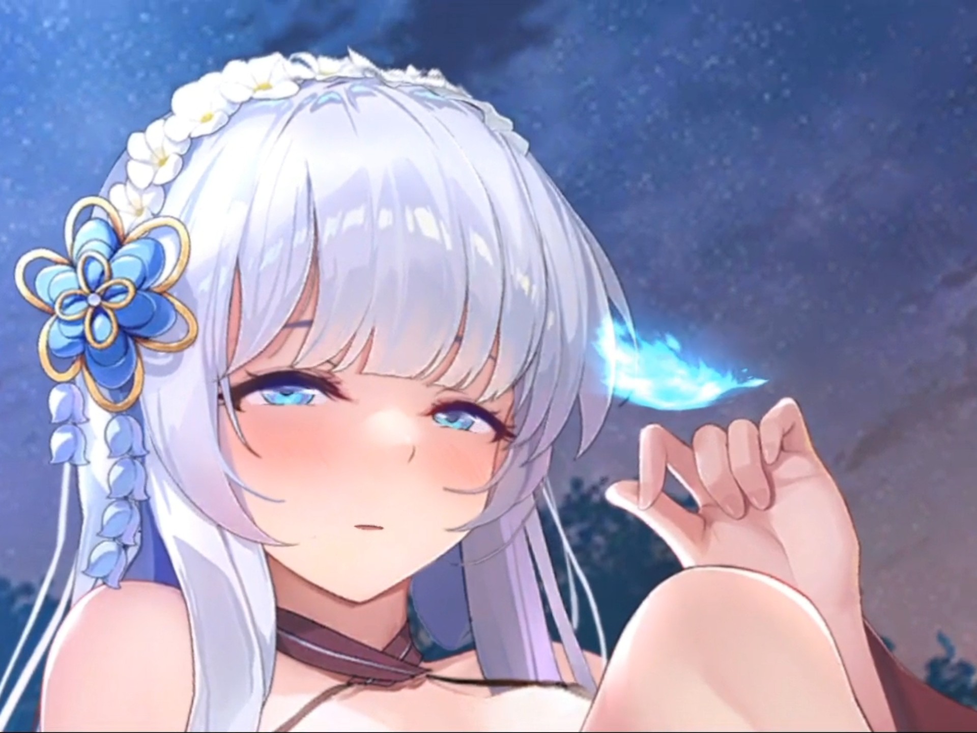 二次元美少女游戏。斋藤归蝶，游戏动画cg欣赏。