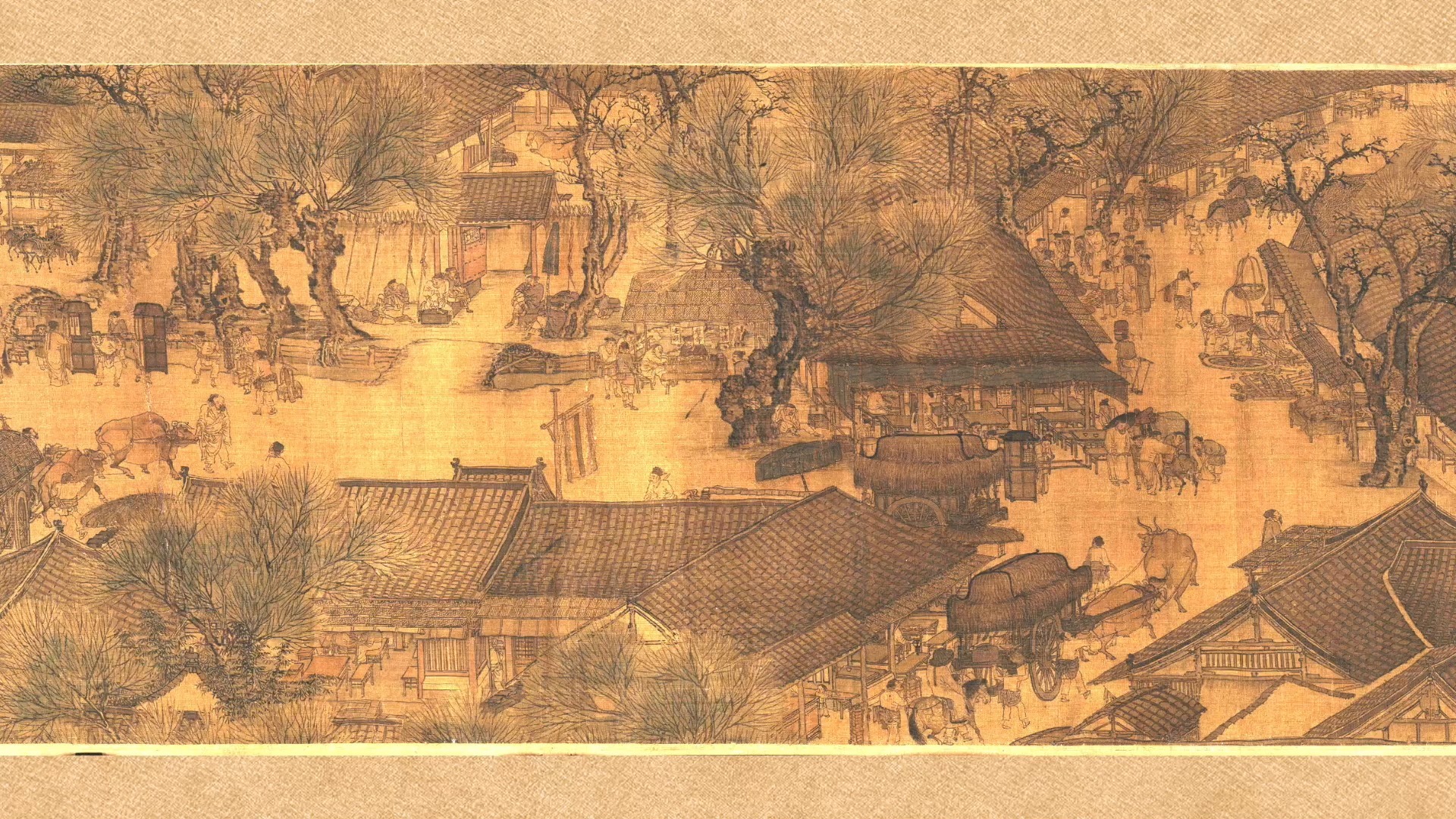 经典音画欣赏 箜篌与箫组曲《清明上河图》 作曲：刘为光 箜篌：吴琳 箫：田龙