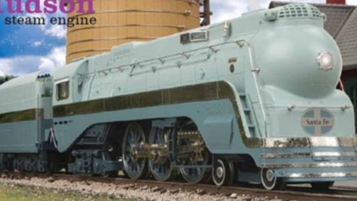 火车科普：最高时速可达193千米每小时，1937年圣太菲特快3460大蓝鹅蒸汽机车