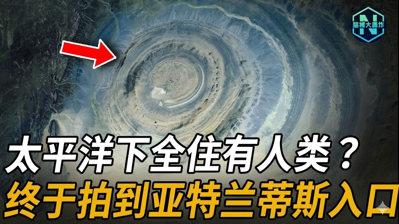 大西洋深海竟暗藏人类文明！沉睡万年的亚特兰提斯遗迹现世，南极地底惊现巨型空洞？