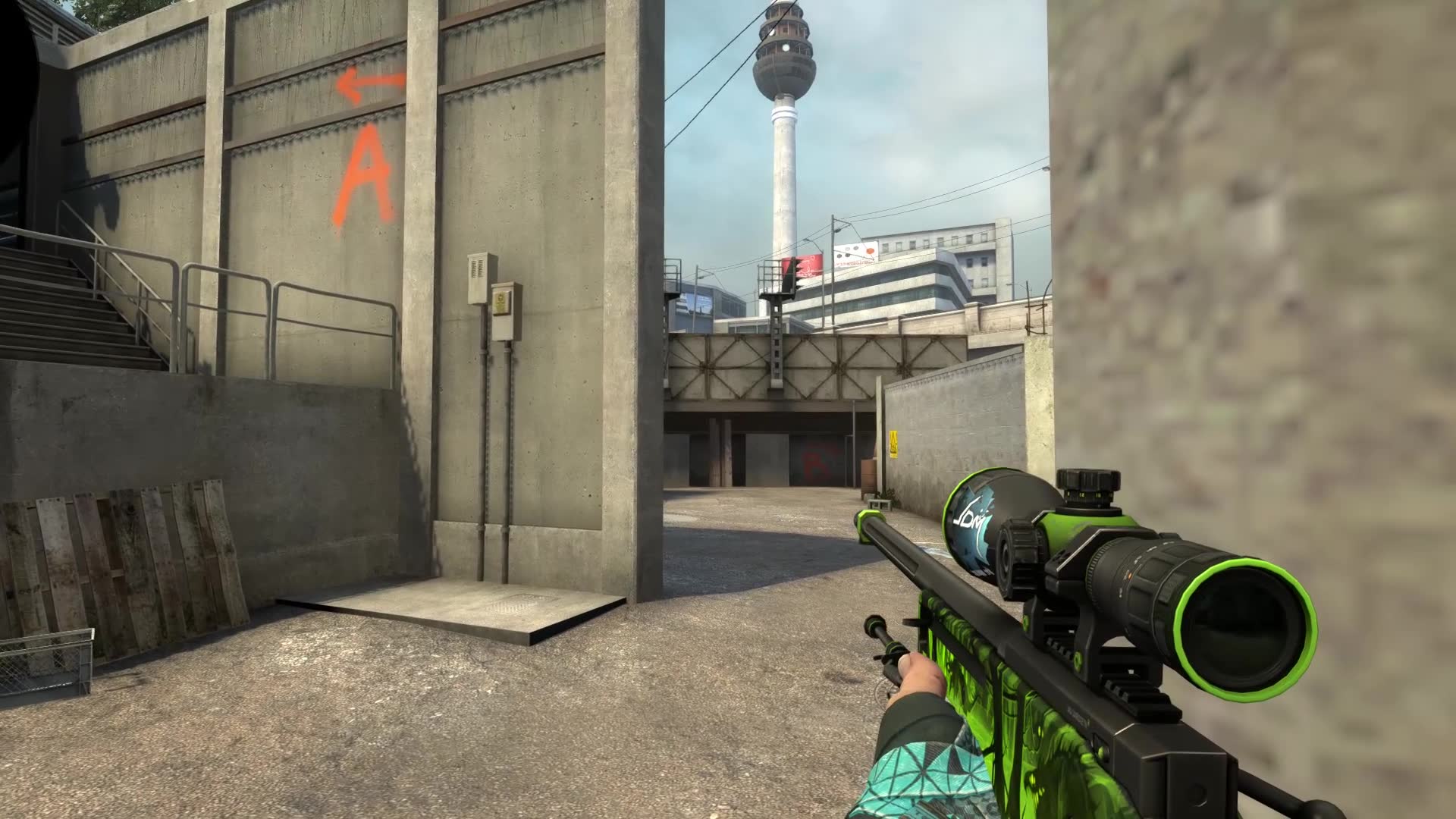 csgo overpass一些简单的道具.