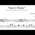 【游戏BGM】塞尔达传说 旷野之息 Kass's Theme（卡斯的主题）钢琴曲谱版
