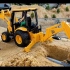 儿童玩具工程机械挖掘机推土机一起挖沟埋管子