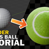 Blender 网球建模与渲染技巧（中英文字幕