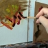 油画基础教学：画笔的常用种类介绍和常见笔触类型的示范